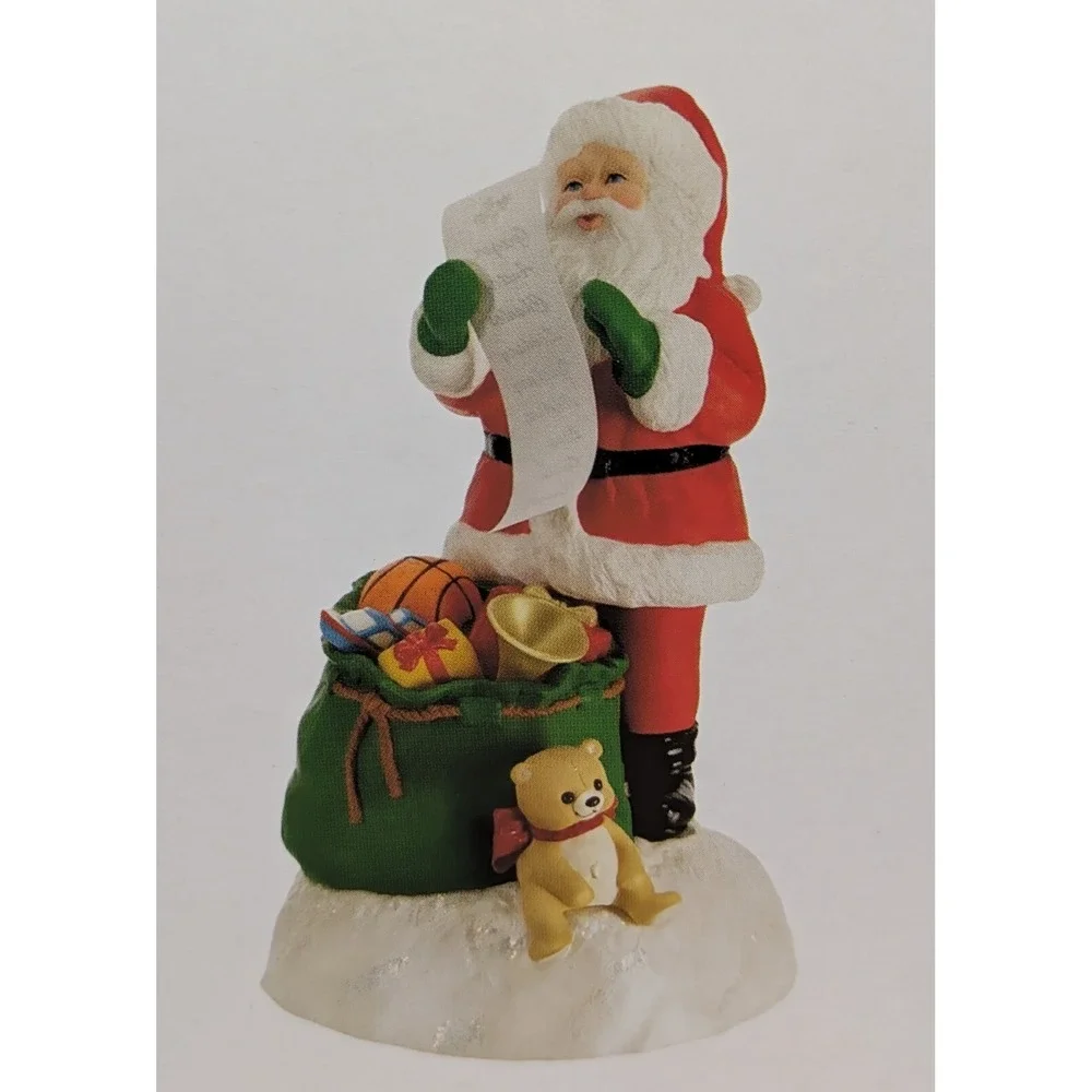 2023 Hallmark Checking It Twice Santa Keepsake Ornament With Light and Sound